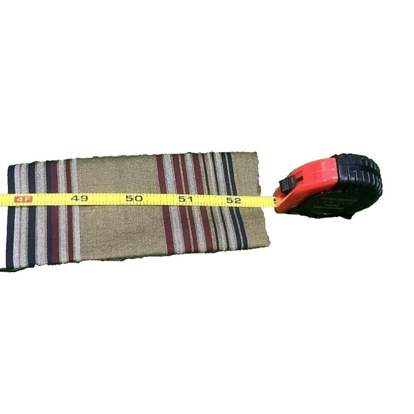 Sterling's Store For Men Vintage Wool Blend Striped Square Tie Retro 52 X 2 1/2 - Picture 9 of 9